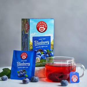 德国百年品牌，TEEKANNE 原装进口水果世界蓝莓冷泡茶20包
