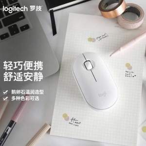 Logitech 罗技  Pebble 鹅卵石 轻薄型静音双模鼠标