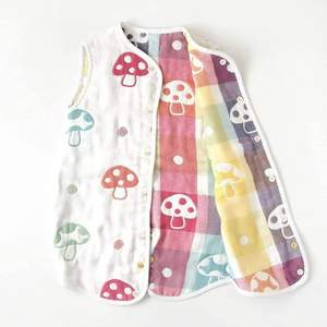 销量第一！日本 Hoppetta 六层纱布蘑菇睡袋（2~7岁）‎5464