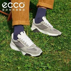 2022年新款，ECCO 爱步 Retro Trainers 男士舒适健步鞋 524954