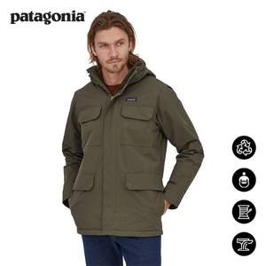 Patagonia 巴塔哥尼亚 Isthmus 男士长款派克大衣 27022   黑色L码