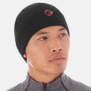 Mammut 猛犸象 Sublime Beanie 羊毛混纺保暖针织帽1191-01542