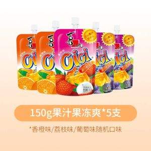 喜之郎 CICI 果汁果冻爽150g*5支