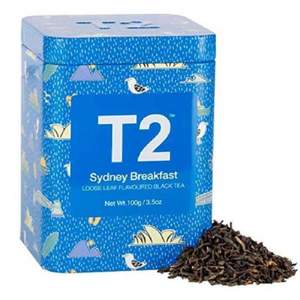 銷量第一！澳洲 T2 悉尼早餐茶 散裝紅茶葉 限量罐裝100g