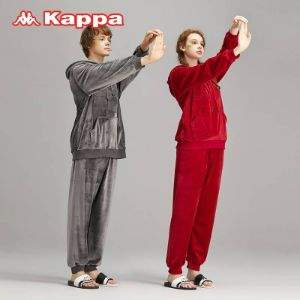 Kappa 秋冬新品海島絨潮流情侶家居服套裝 多色