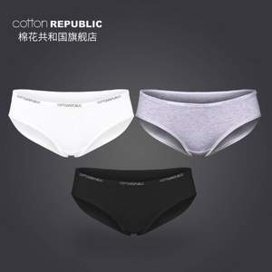 Cotton Republic 棉花共和国 女士微型窗干爽单向导湿科技内裤 3条装