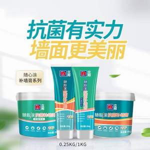 立邦 随心涂净味补墙膏 0.25kg*2支 多款