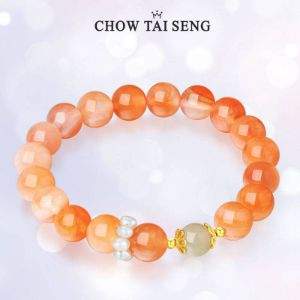 Chow Tai Seng 周大生 心想事橙玉髓手串