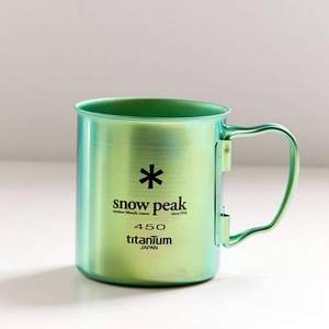 0稅費！Snow Peak 雪峰 MG-043 可堆疊鈦金屬單層馬克杯450mL