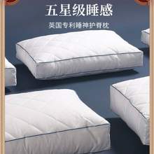 英国顶级寝具品牌 Downland 助眠护颈大睡神枕头 赠刺绣枕套