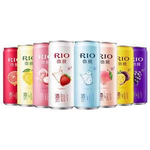 RIO 锐澳 微醺系列 预调鸡尾酒330mL*8罐*3件