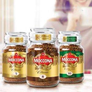 Moccona 摩可纳 中度/深度烘焙冻干黑咖啡 200g 附赠250mL保温杯