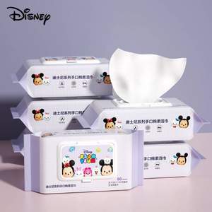 Disney 迪士尼 松松系列手口濕巾60抽*10包