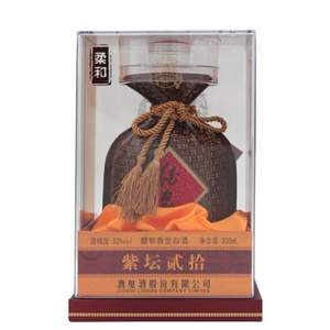 <span>白菜！</span>湖南名酒，酒鬼酒 紫坛贰拾 柔和 52度 500mL*6瓶 整箱装