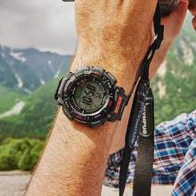 Casio 卡西歐 Pro Trek系列 PRG-340-1CR 三重感應(yīng) 太陽能登山表