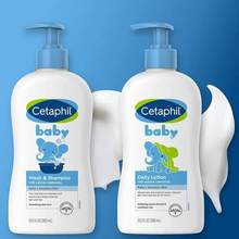 销量第一，Cetaphil 丝塔芙 婴儿洗护套装（洗发沐浴二合一399mL+身体乳399mL）