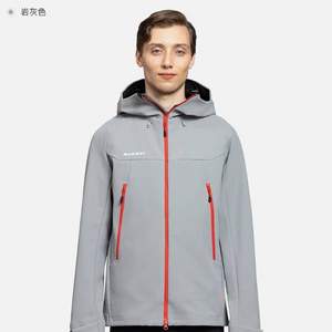 2022秋新，Mammut 猛犸象 Winterfield SO 男士防风防泼水抓绒保暖软壳夹克