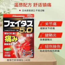 Hisamitsu 久光制药 5.0温感伤筋膏药镇痛贴 20枚*4盒