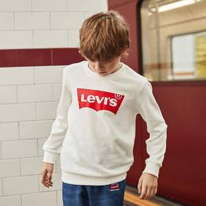 Levi's 李维斯 儿童纯棉圆领卫衣