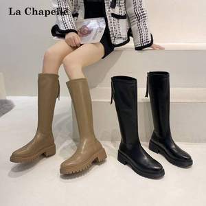 La Chapelle 拉夏贝尔 2022年秋冬加绒不过膝长筒靴 多款