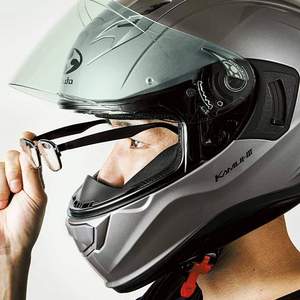 日本摩托车头盔三大品牌，OGK KABUTO KAMUI-3 神威3代 双镜片摩托车头盔 全盔 ‎584757