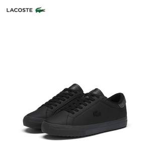 Lacoste 法国鳄鱼 22秋季新款男士皮革休闲板鞋 44SMA0027