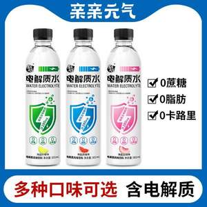 亲亲元气 0蔗糖0卡电解质运动饮料 多口味 501ml*12瓶