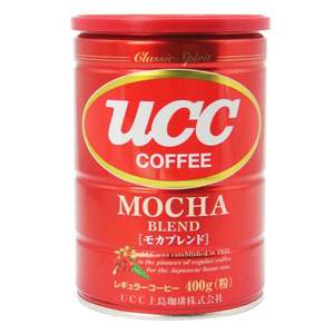日本进口，UCC 悠诗诗 摩卡综合焙炒咖啡粉 400g*2罐