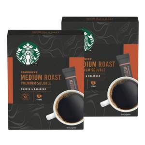 Starbucks 星巴克 黑咖啡 中度烘焙精品速溶咖啡 2.3g*10条*2盒