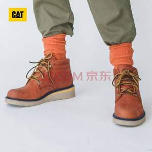 CAT 卡特 jacks mid 女士真皮工装靴马丁靴 2色