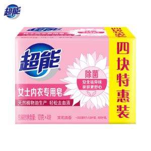 超能 女士除菌内衣皂 101g*4块*4件