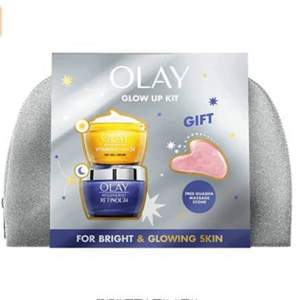 Olay 玉兰油 AHA24 +Retinol 24日霜晚霜护肤套装（50mL*2+刮痧板+化妆包）