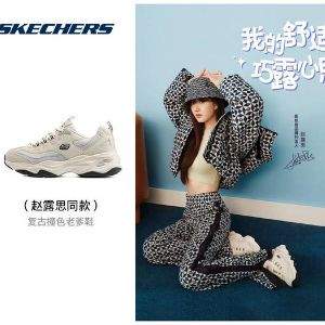 Skechers 斯凯奇 D'Lites 4.0系列  22秋新款女士经典复古运动鞋老爹鞋 896144