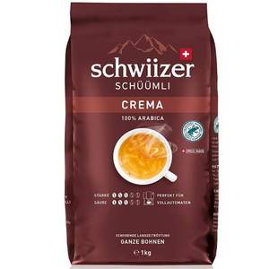 雨林联盟认证，Schwiizer 100%阿拉比卡 咖啡豆 1KG装