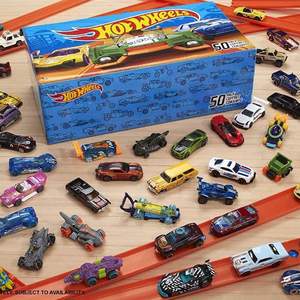 Hot Wheels 风火轮 火辣小跑车50辆礼盒装 