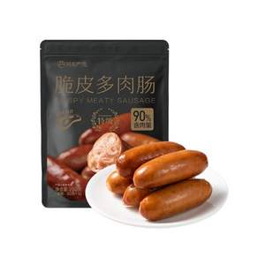 豬肉含量≥90%，網(wǎng)易嚴選 脆皮多肉腸250g