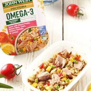 百年全球海鲜品牌，John West 西部约翰 轻食代餐沙拉 5盒 多口味