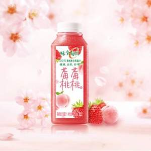 味全 每日C 100%纯果汁饮料 300ml*12瓶（杨梅汁6瓶+莓莓桃桃6瓶）