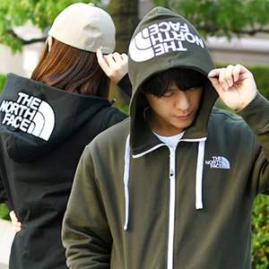 日版，THE NORTH FACE 北面 女士拉鏈帽衫衛(wèi)衣 NTW12340