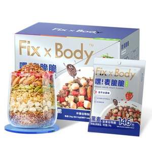旺旺 Fix Body 麦脆脆烘焙冻干水果坚果 10包
