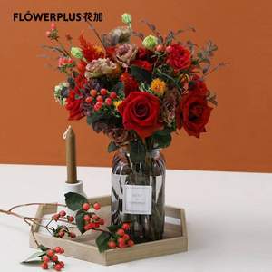 FlowerPlus 花加 繁花  混合鲜花 周一收花 含随机款花瓶