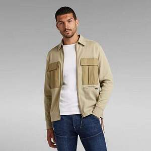 G-Star Raw Tweeter Zip Through 男士工裝大口袋外套式襯衫D21193