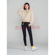 LEE 李 X-LINE系列 女舒适中腰修身窄脚牛仔裤  