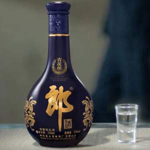 郎酒 青花郎 天宝洞藏 53度酱香型白酒 500mL