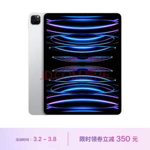 Apple 苹果 iPad pro 2022款 12.9英寸平板电脑 128G WLAN版