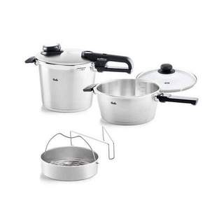 Fissler 菲仕乐 Vitavit Premium系列 6L压力锅+3.5压力煎锅套装