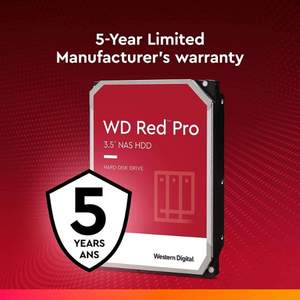 销量第一，Western Digital 西部数据 红盘 WD161KFGX 网络存储NAS硬盘 16TB