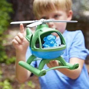 Green Toys 儿童直升机益智玩具 