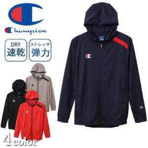 champion 冠军  男士速干抗菌薄款连帽运动开衫 C3-RB450