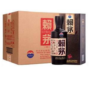 茅台 赖茅酒 传承棕 53度酱香型白酒500mL*6瓶 整箱